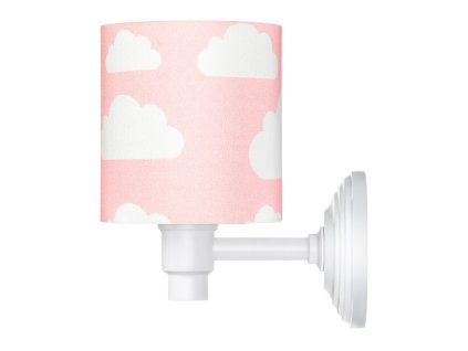 Kinkiet rozowy w chmurki Pink Clouds