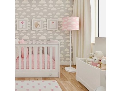 Lampa podlogowa Pink Clouds rozowa w chmurki