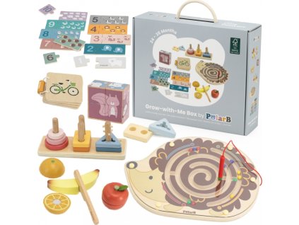 viga zestaw zabawek edukacyjnych pudelko box od 24 miesiaca do 36 miesiaca