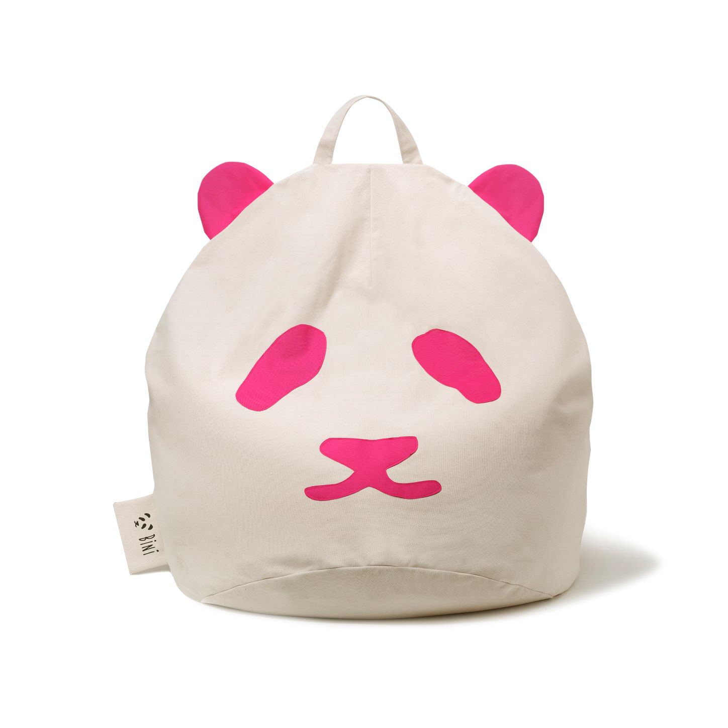 Dětský sedací vak Bini Panda Original L Design vaku: Růžová panda