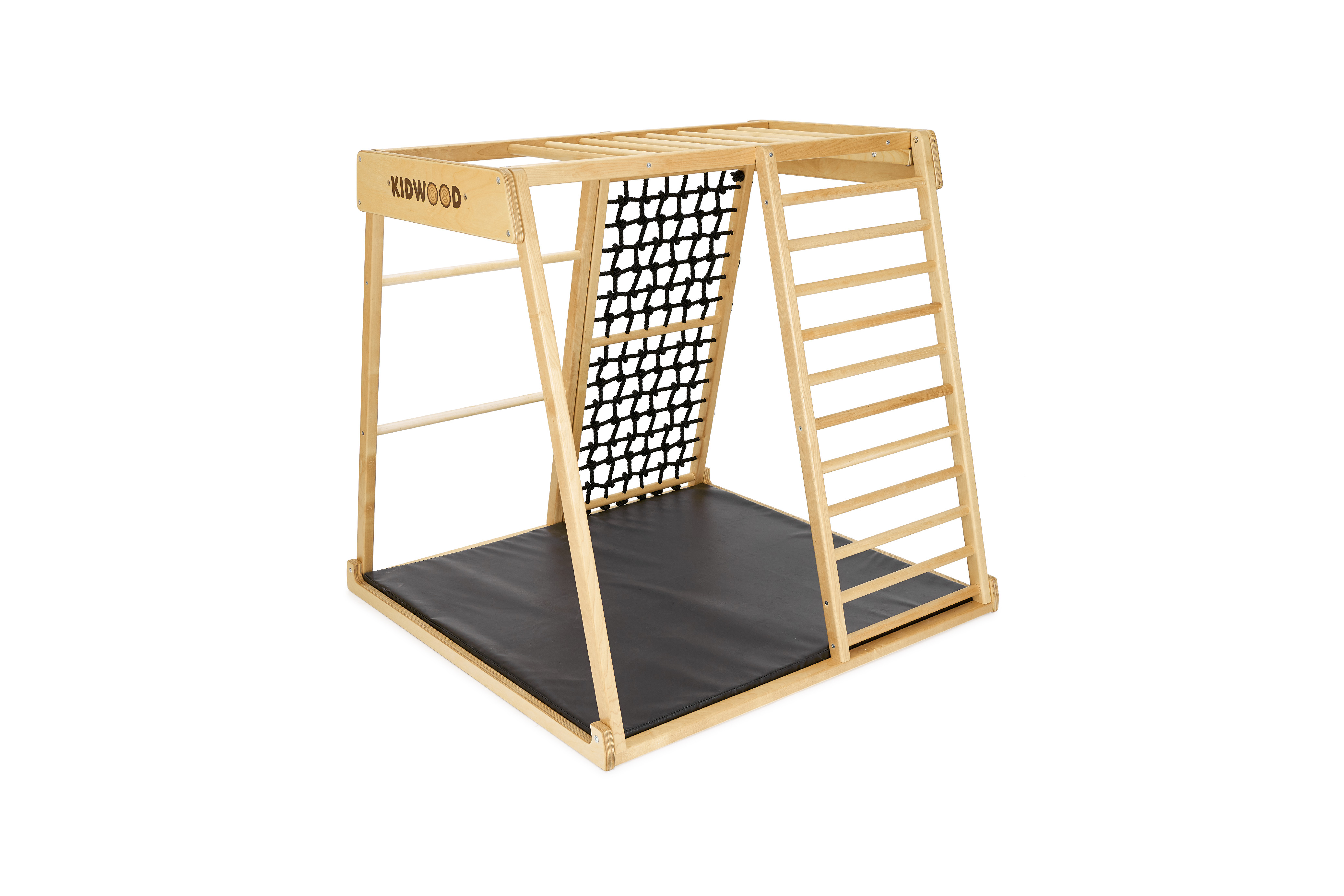 Kidwood Dětské domácí dřevěné hřiště a prolézačka Sailor Black