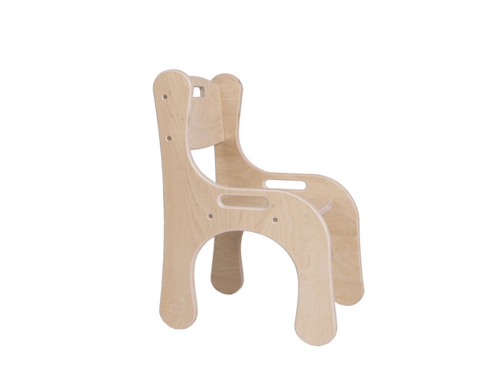 Dětská ergonomická dřevěná židle Good Wood Barva: Přírodní