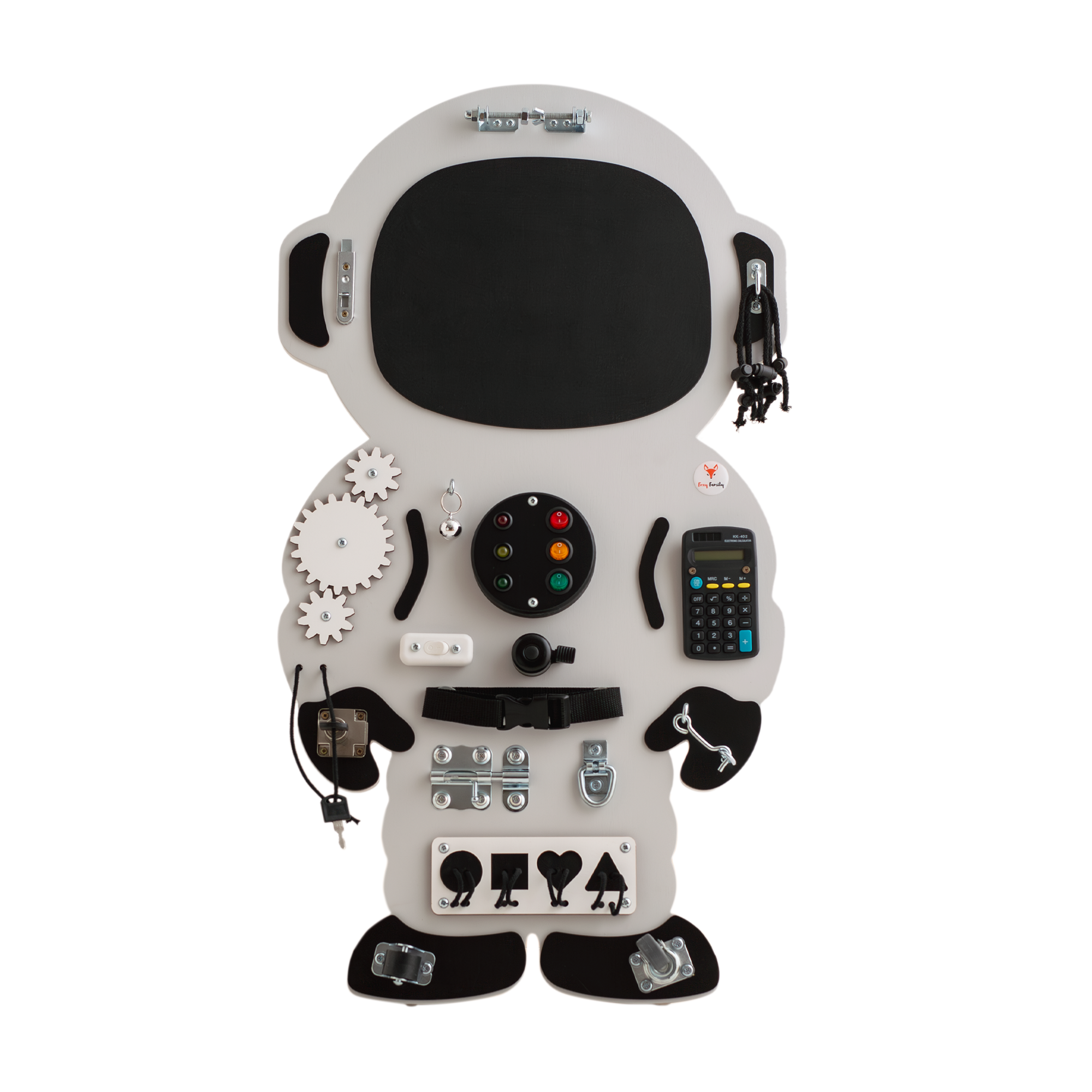 Foxy Family Montessori activity board Spaceland Kosmonaut Varianta: Bez stojanu - montáž na zeď