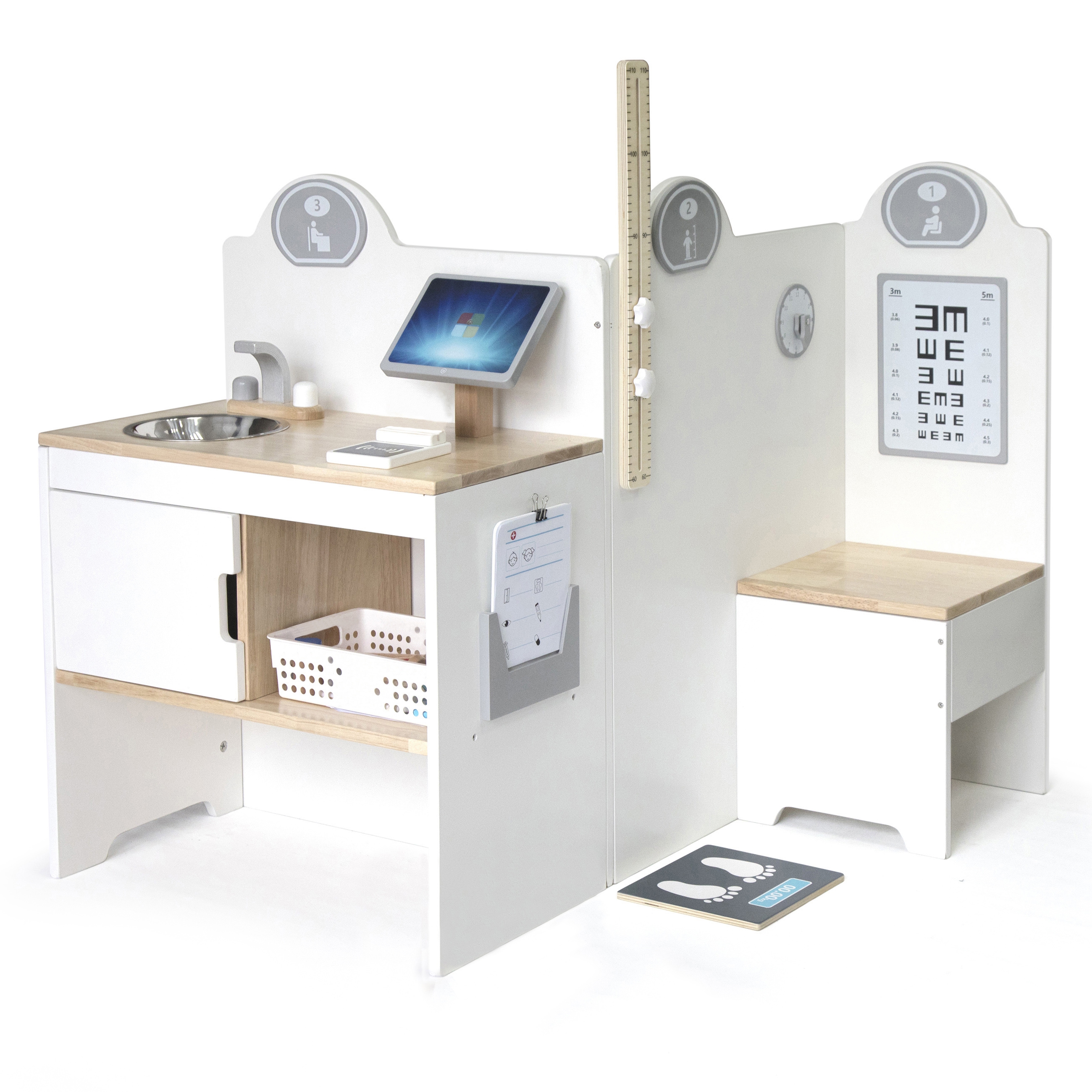 Viga Toys Multifunkční dřevěné zdravotní centrum VIGA