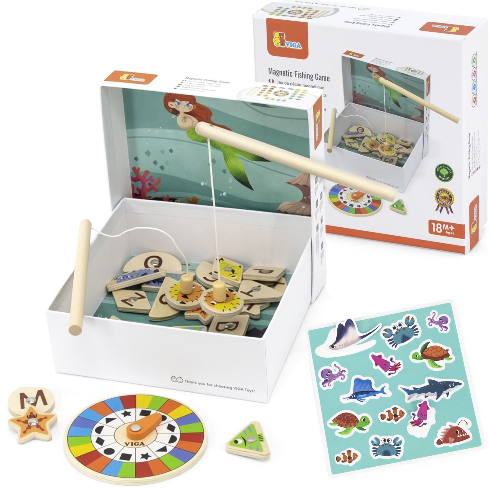 Viga Toys Sada magnetického rybolovu VIGA Game