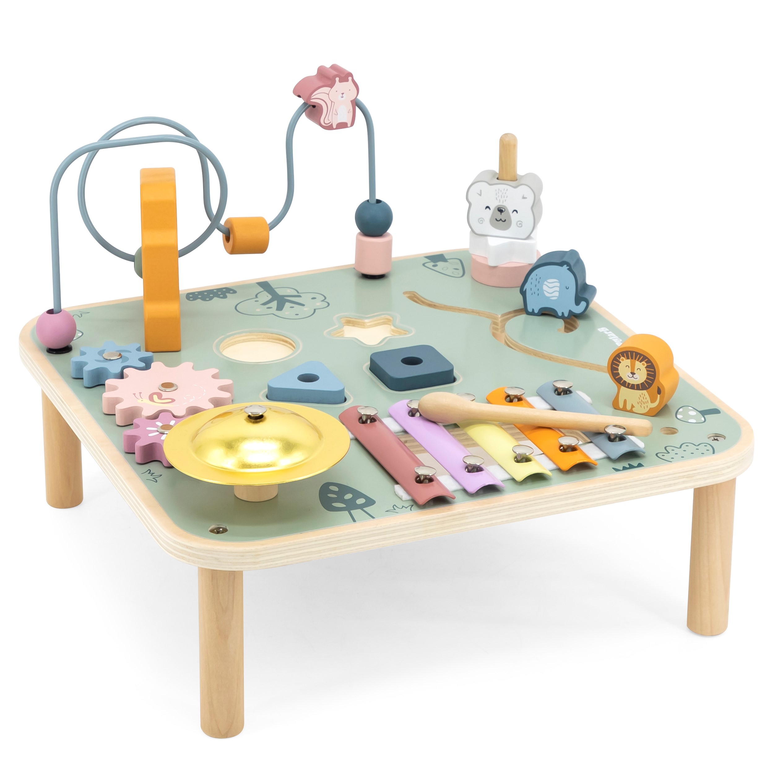 Viga Toys Dřevěný Montessori aktivní stůl Viga PolarB