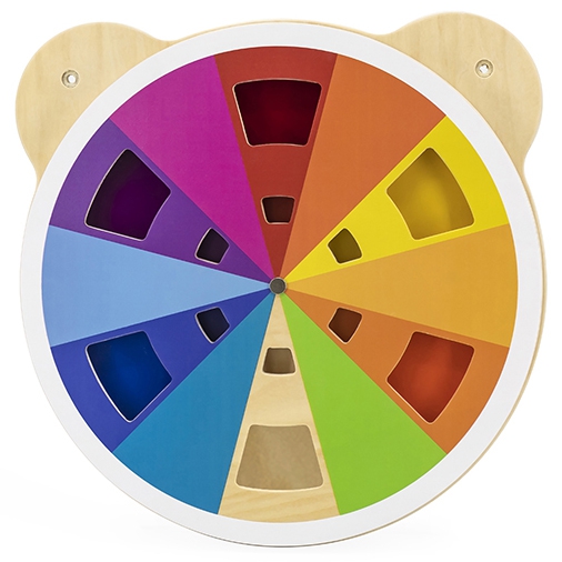 Viga Toys Dřevěná Montessori deska VIGA, míchací barvy