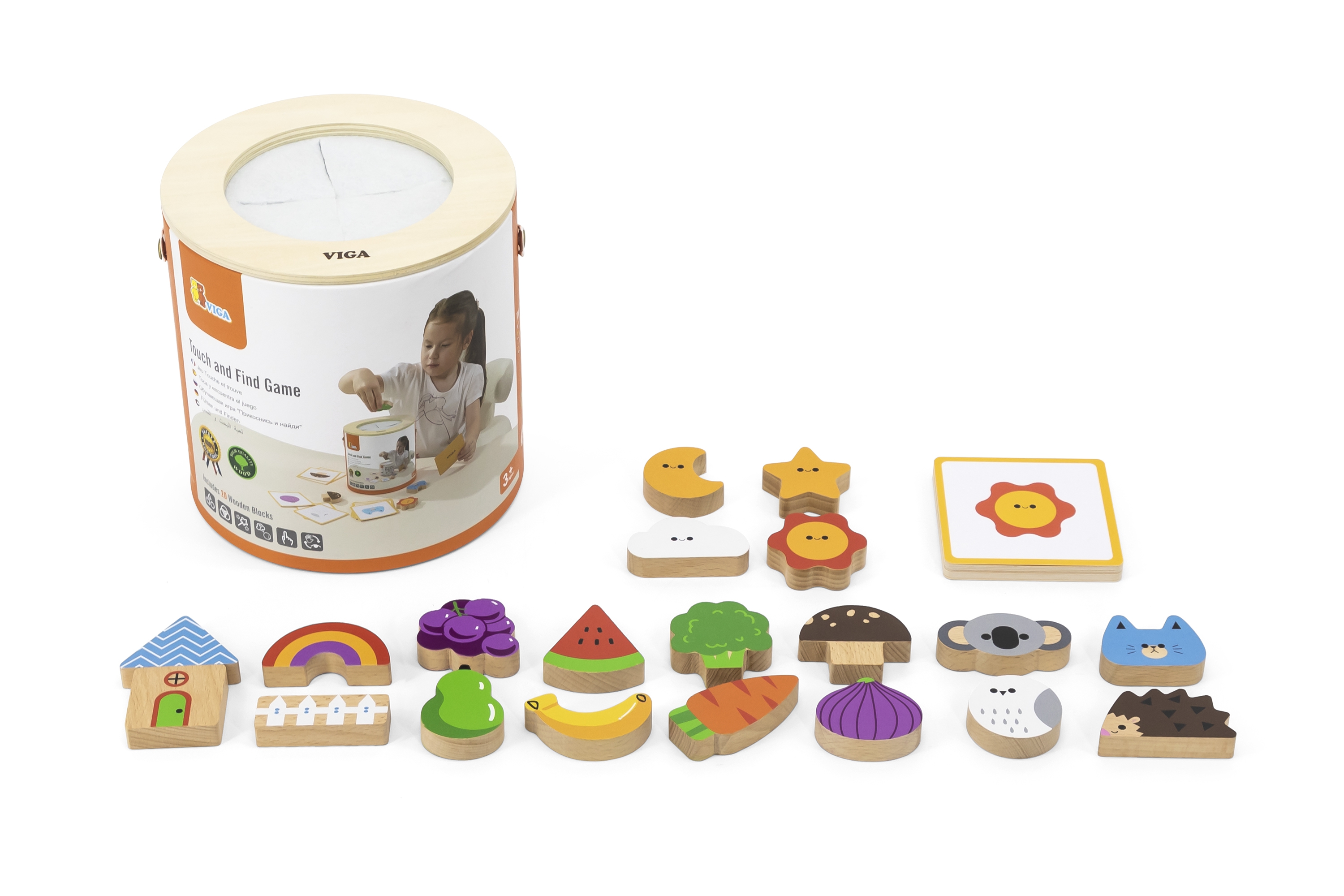 Viga Toys Dřevěná slepá hra Viga