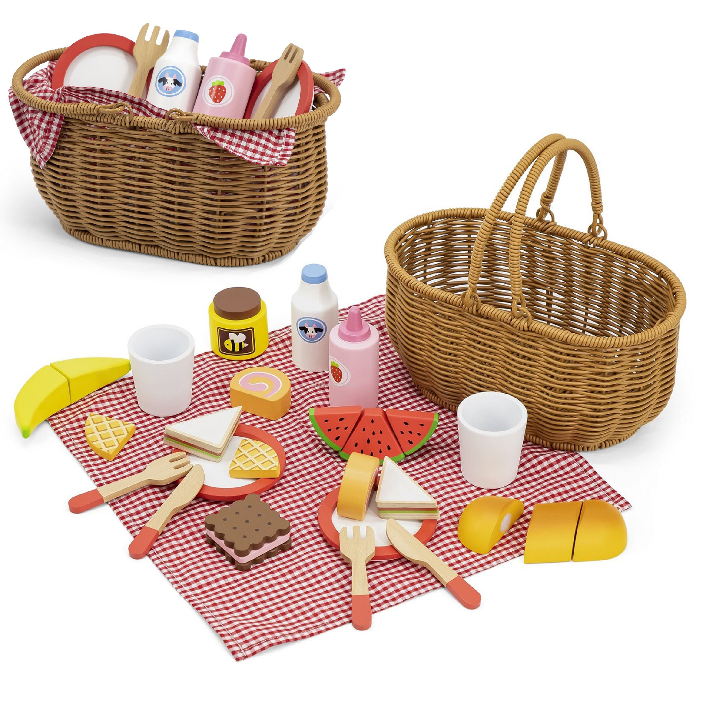Viga Toys Dřevěná pikniková sada Viga