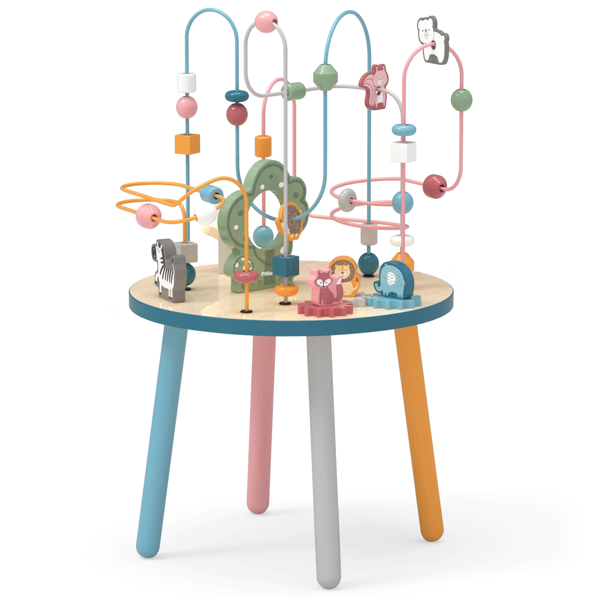 Viga Toys Dřevěný vzdělávací manipulační stůl Viga