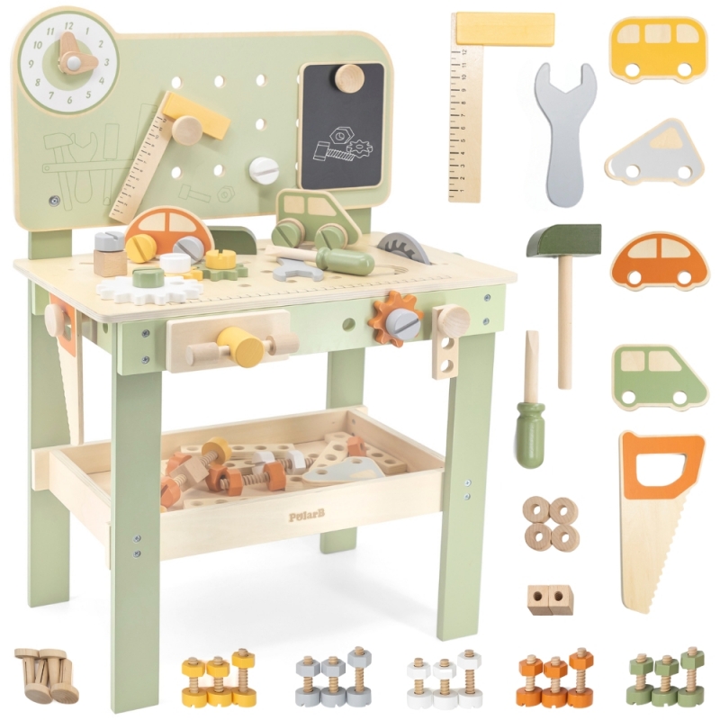 Viga Toys VIGA PolarB Dřevěná kutilská dílna