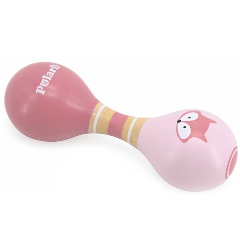 Viga Toys Hudební nástroj Viga PolarB Maracas, Chrastítko růžové