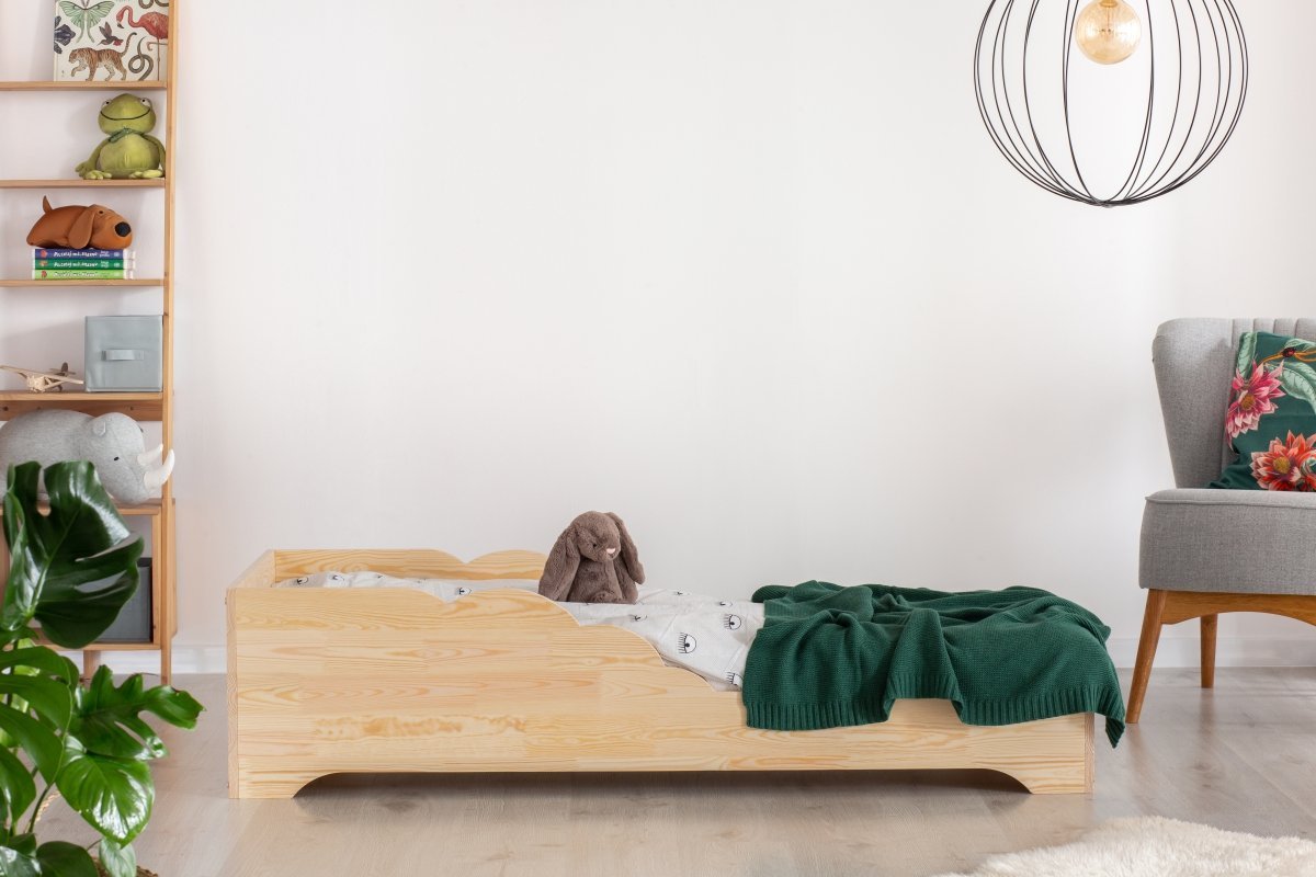 Adeko Dětská postel z masivního dřeva v přírodní barvě Box 11 Rozměr: 90x160 cm