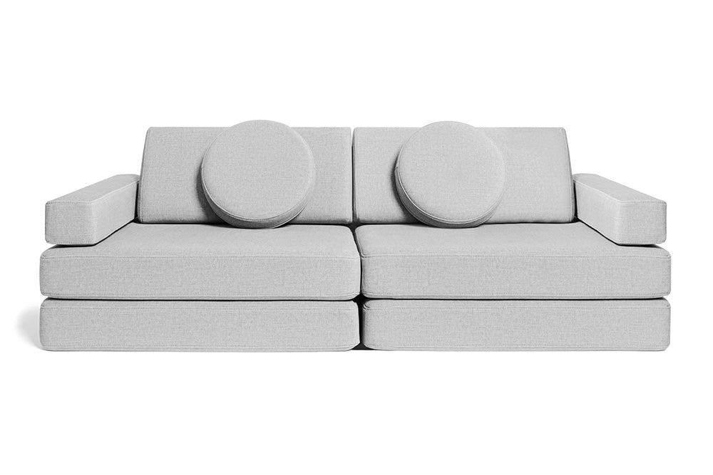 Rozkládací dětská pěnová pohovka a bunker SHAPPY PLAY SOFA ORIGINAL více barev Barva: Light Grey