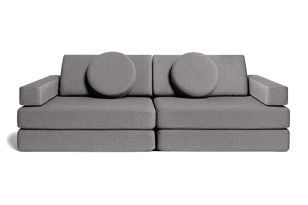 Rozkládací dětská pěnová pohovka a bunker SHAPPY PLAY SOFA ORIGINAL více barev Barva: Dark Grey