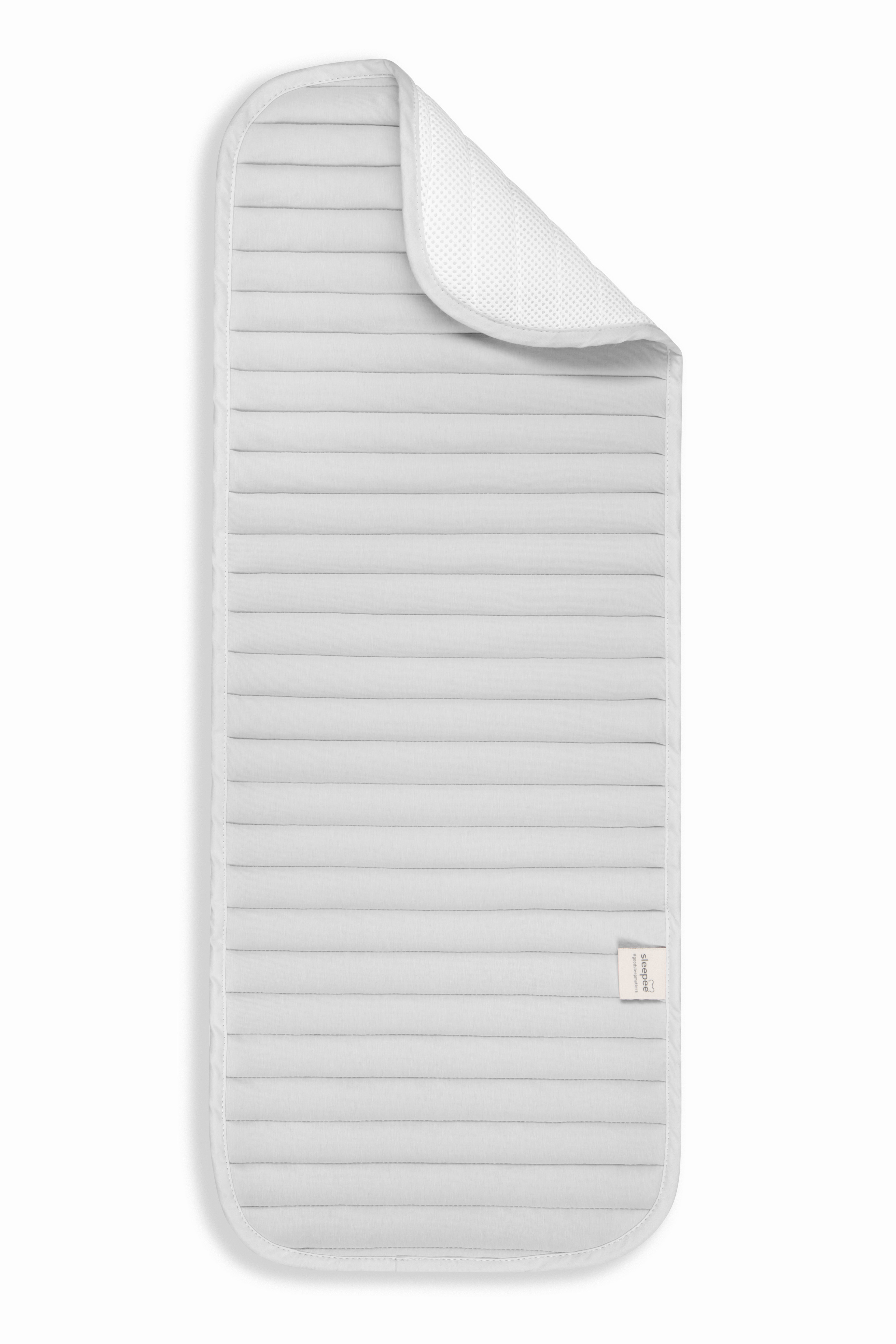 Prodyšná podložka proti pocení do kočárku Sleepee Grey
