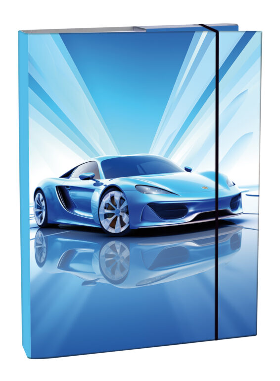 Stil Box na sešity A4 Blue Car