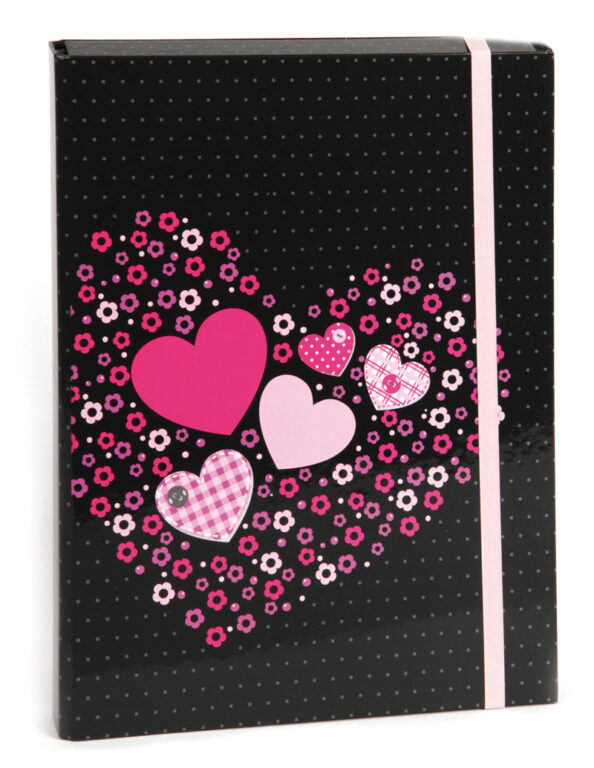 Stil Box na sešity s klopou A4 Sweet Heart