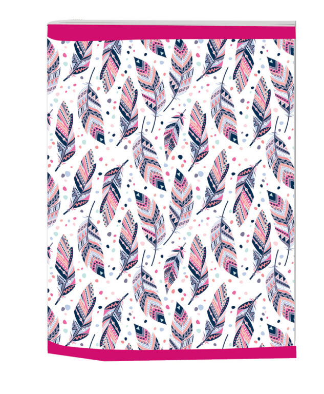 Stil Sešit A4 Trend čtverečkovaný Peříčka