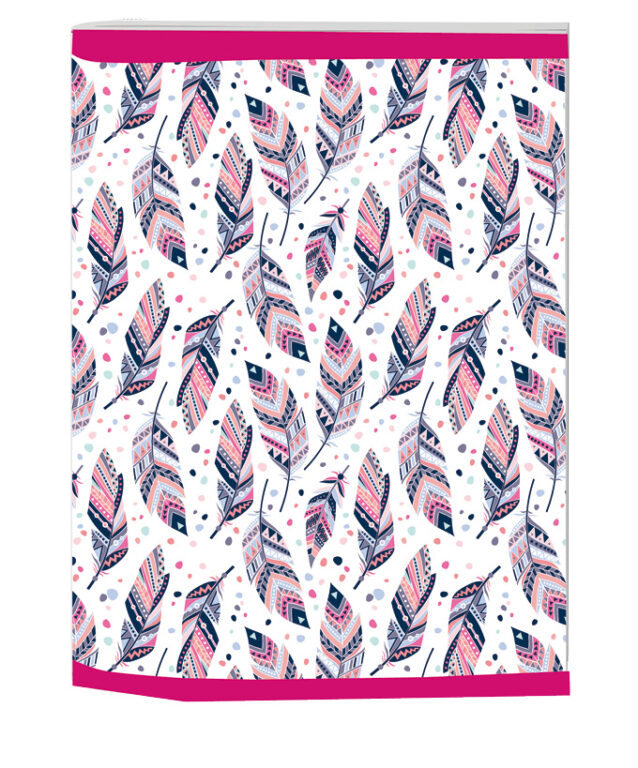 Stil Sešit A5 Trend čtverečkovaný Peříčka