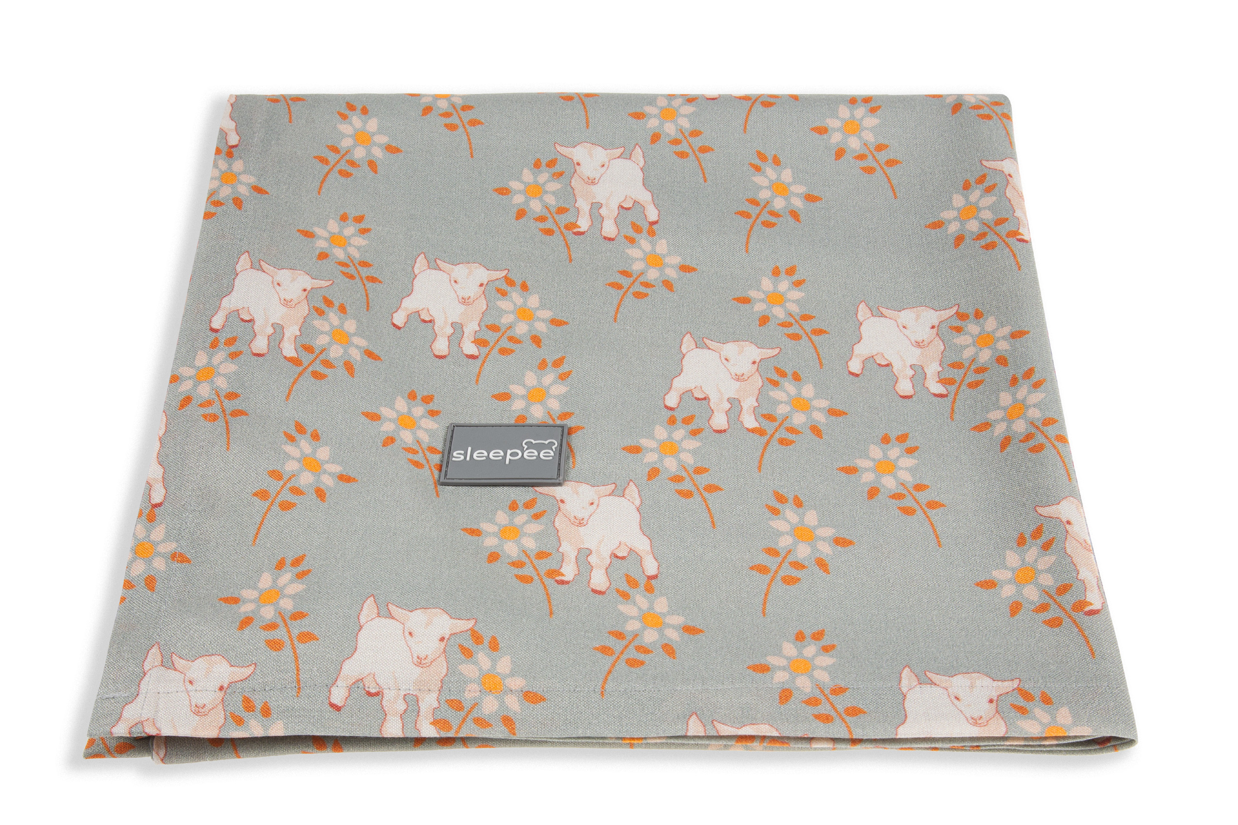 Bambusová deka/šátek Sleepee Bamboo 3v1 Vintage Animals Sky Blue