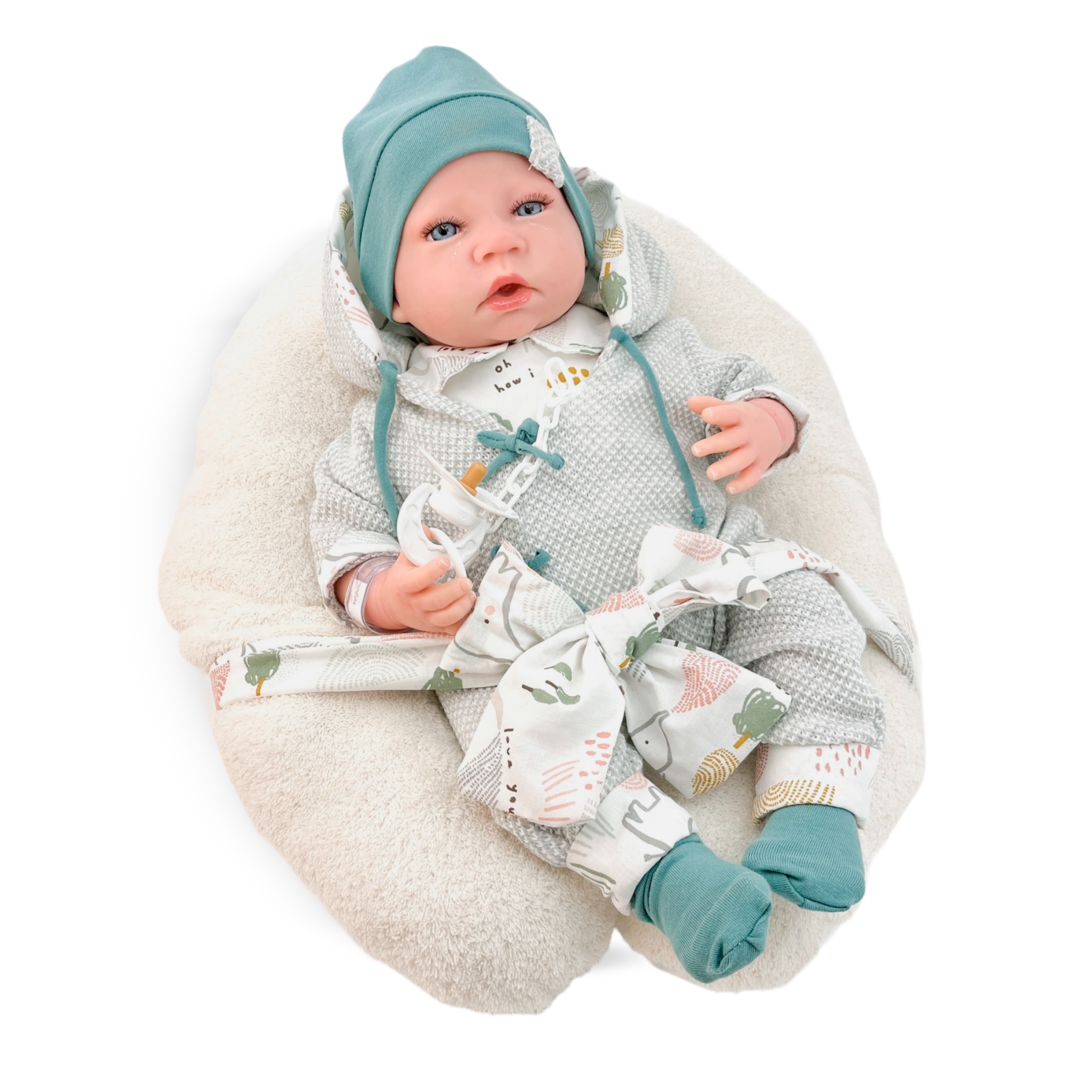 Berjuan realistická panenka Sweet Reborn chlapeček 47cm new