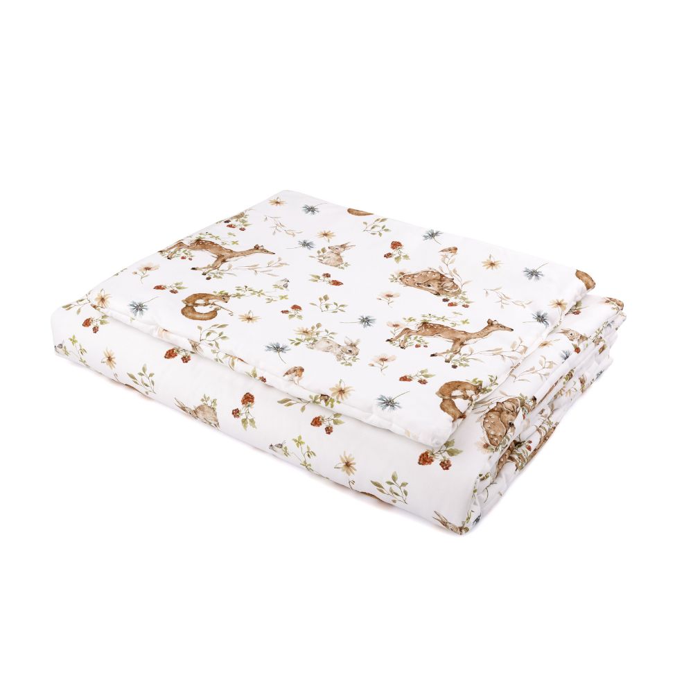 Monbaby nábytek Waldin Dětské povlečení Junior 90x120 Basic - lesní motiv