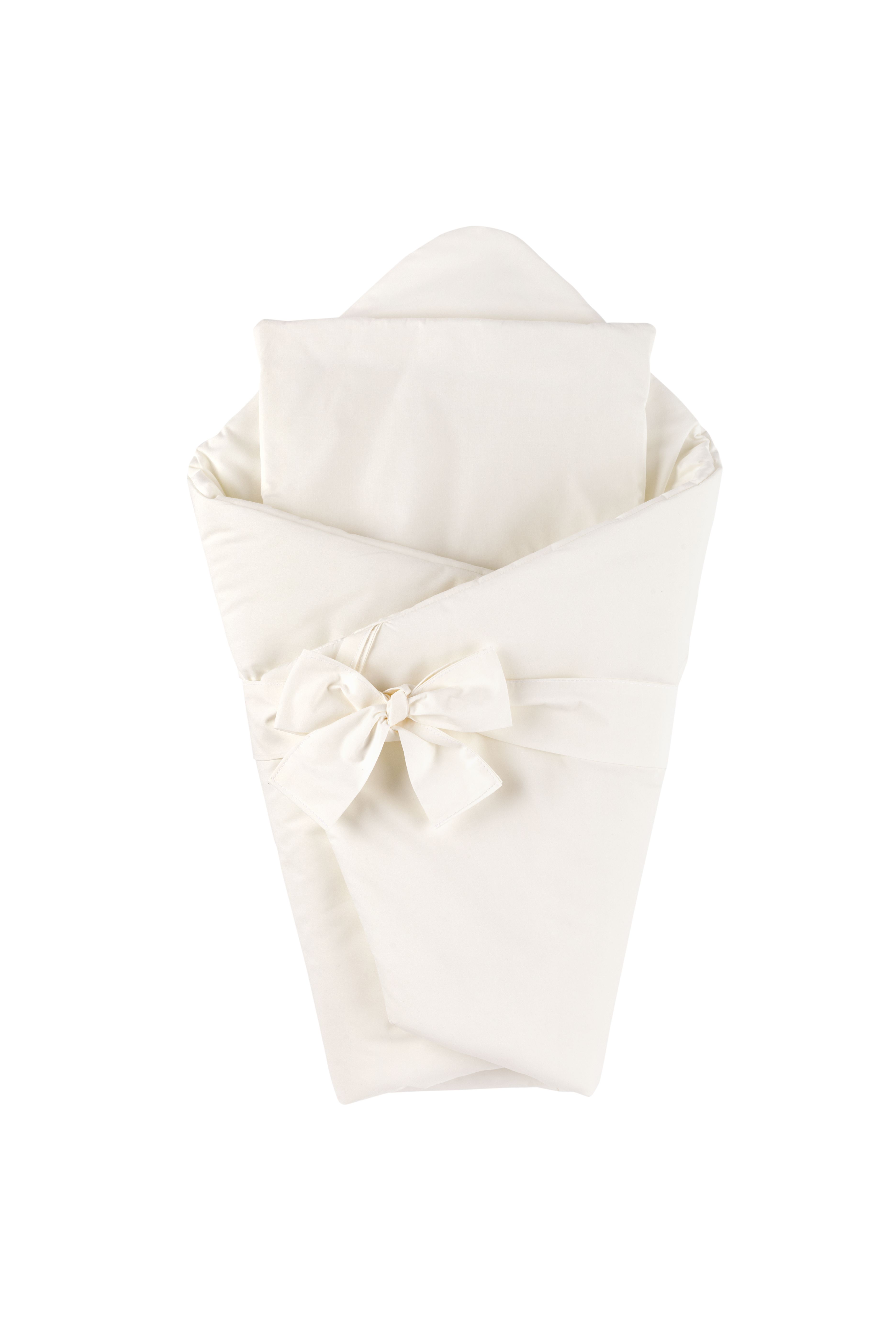 Monbaby nábytek Waldin Dětské povlečení a šátek 2v1 Ecru Basic