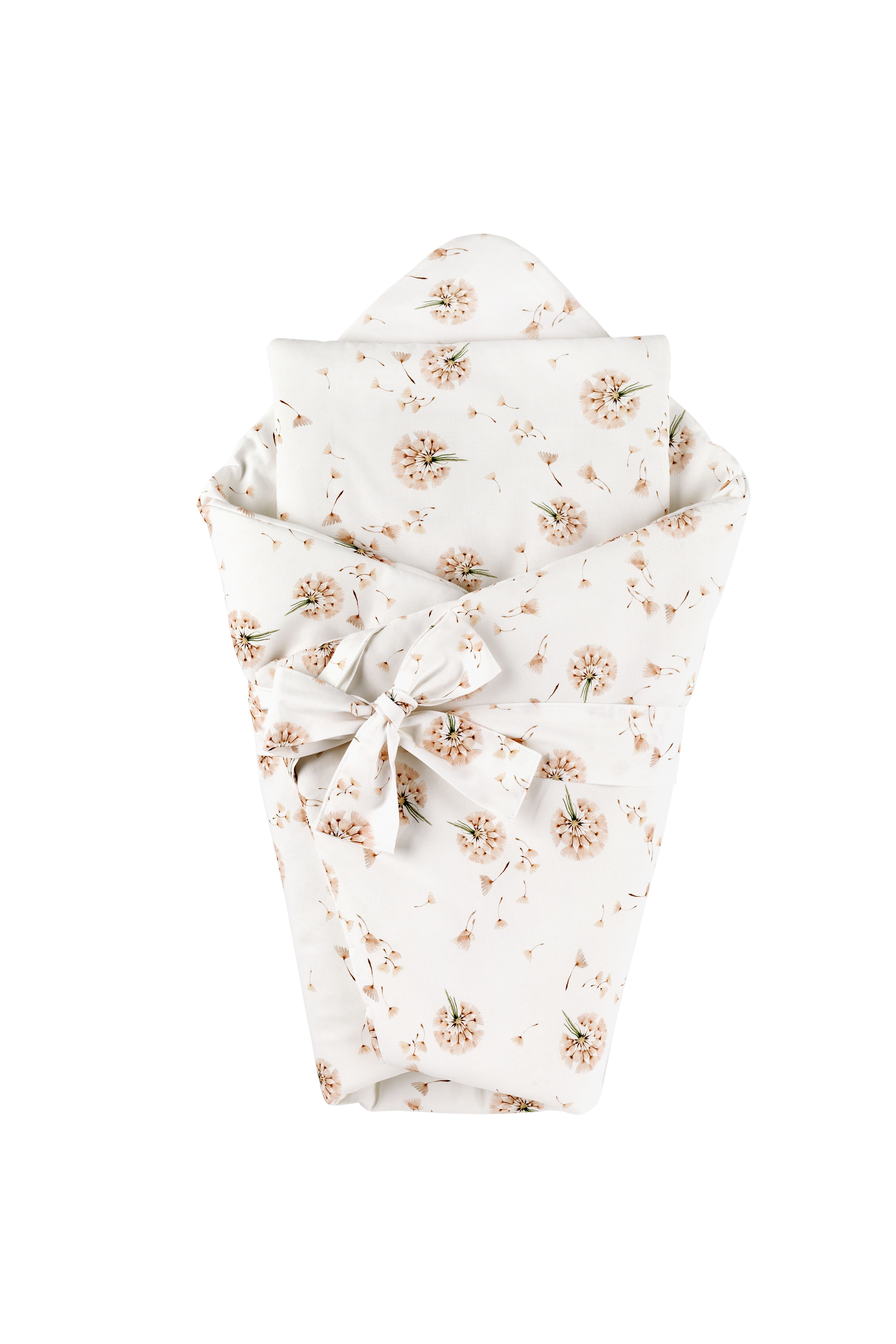 Monbaby nábytek Waldin Dětské povlečení a šátek 2v1 - pampelišky