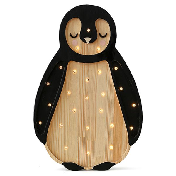 Little Lights Lampa Baby Penguin Varianty Little Lights: Arctic Wood