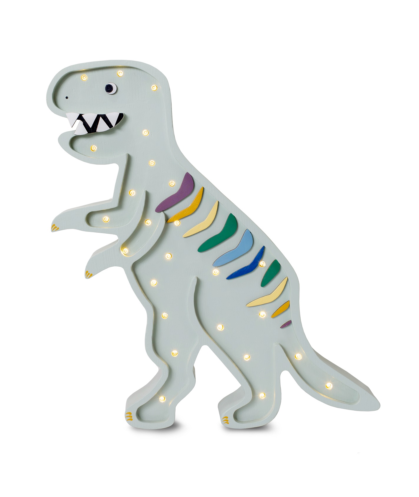 Little Lights Lampa Dino T-Rex Varianty Little Lights: Khaki pastelová