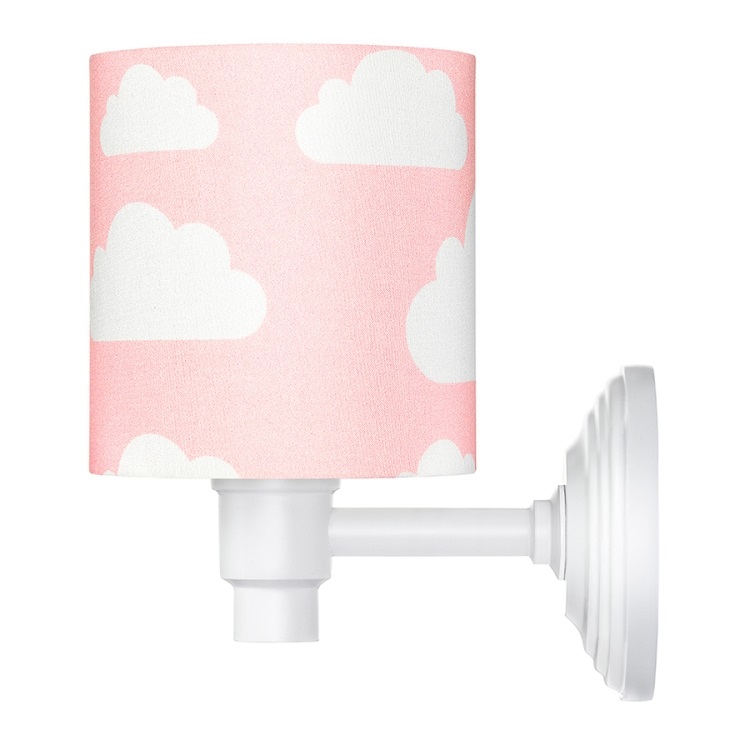 Lamps and Company Nástěnná lampa s motivem obláčků - růžová Barva: Bílá