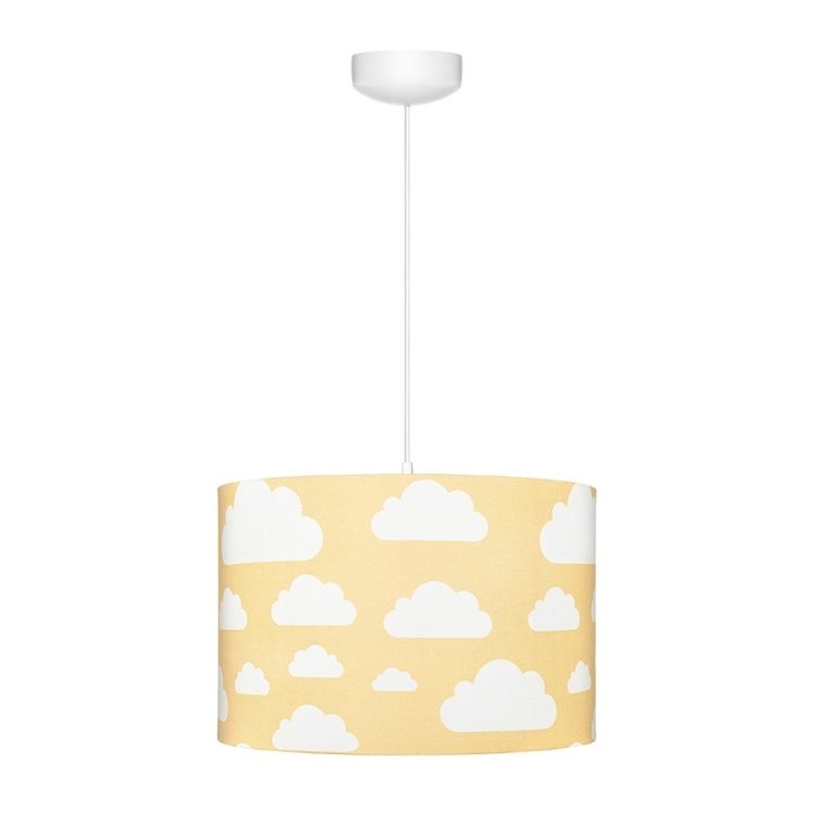 Lamps and Company Stropní svítidlo s motivem obláčků - hořčicové Barva: Bílá