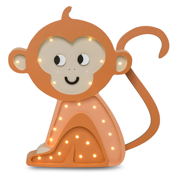 Little Lights Lampa Monkey Varianty Little Lights: Oranžová