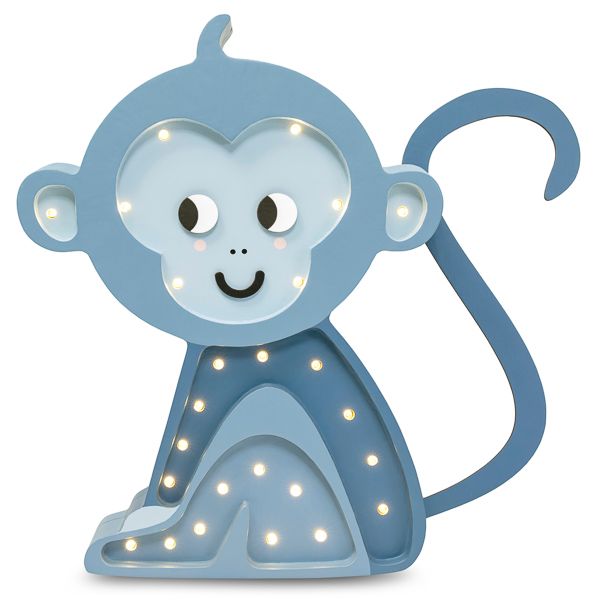 Little Lights Lampa Monkey Varianty Little Lights: Modrá