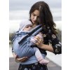 Kinder Hop Rostoucí ergonomické nosítko Multi Soft Little Herringbone Blue 100% bavlna, žakár 2