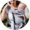 Kinder Hop Rostoucí ergonomické nosítko Half Buckle Little Herringbone Grey 100% bavlna, žakár
