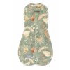 Zavinovačka Sleepee First Step Swaddle s čepičkou zdarma Bohemian Green