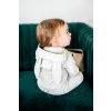 Moniel Dětský rostoucí teplákový overal Králík Basic Light Beige