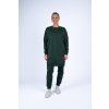 Tepláková souprava s dlouhou kojící mikinou Moniel Basic Dark Green 083