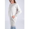 Dlouhá kojící mikina Moniel Basic Light Beige 444
