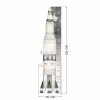 Samolepící dětský nástěnný metr Raketa Kosmos