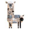 Montessori activity board Los Amigos Lama Mika růžová