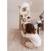 Montessori activity board Los Amigos Lama Mika růžová