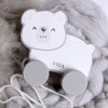 Dřevěný lední medvěd Viga na tahání - PolarB