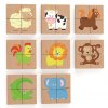 Dřevěné magnetické puzzle Viga
