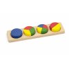 Dřevěné puzzle Viga Montessori Matematické bloky Zlomky