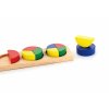 Dřevěné puzzle Viga Montessori Matematické bloky Zlomky