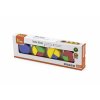 Dřevěné puzzle Viga Montessori Matematické bloky Zlomky