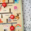 Dřevěná Montessori tabule Zvířátka a abeceda Tooky